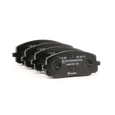 Billede af BREMBO P 30 032 Bremseklodser med akustisk advarsel for slid uden tilbehør KIA: Picanto I, II, HYUNDAI: i10 II Sedan