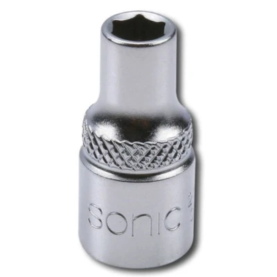 Billede af SONIC 21510 Skraldenøgleindsats (Hexagon) 1/4 indre sekskant DIN 3120 , 3124 10 mm Krom vanadium stål