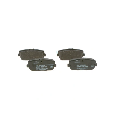 Billede af BOSCH 0 986 494 190 Bremseklodser Low Metallic med akustisk advarsel for slid anti knirke plade MAZDA: MX 5 IV, IV RF Targa, 3