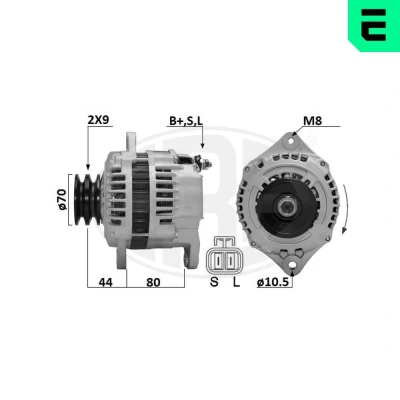 Billede af ERA 209665A Generator 14V 90A