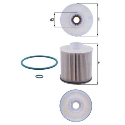 Billede af MAHLE ORIGINAL KX 486D Brændstoffilter Filterindsats