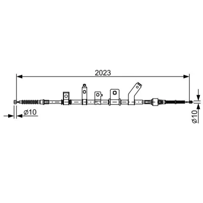 Billede af BOSCH 1 987 482 515 Håndbremsekabel 2023