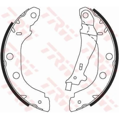 Billede af TRW GS8655 Bremsebakker 228 42 BENDIX RENAULT: Kangoo I Express