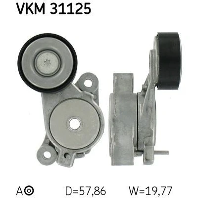 Billede af SKF VKM 31125 Strammehjul VOLKSWAGEN: Polo V Hatchback, GOLF 5, 6, SKODA: Fabia 2, SEAT: Ibiza 4 Sportcoupe
