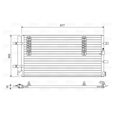 Billede af VALEO 814419 Kondensator med tørrer Aluminium 338 R 134a AUDI: A4 B8 Avant, A5 Coupe, Sportback