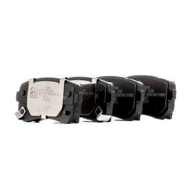 Billede af FEBI BILSTEIN 116384 Bremseklodser bagaksel med akustisk advarsel for slid anti knirke plade HYUNDAI: Kona SUV, Tucson, Van / SUV