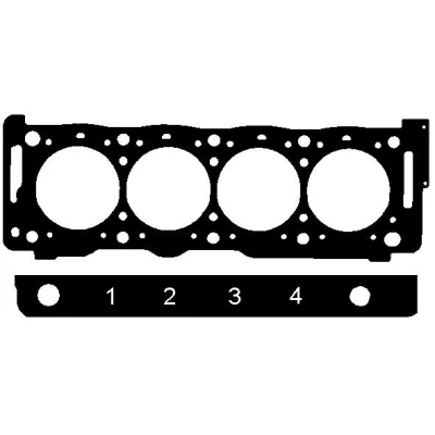 Billede af ELRING 147.041 Toppakning 1,72 86 pakning med metallag PEUGEOT: 406 Sedan, Stationcar