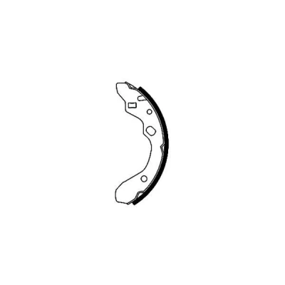 Billede af TEXTAR 91047400 Bremsebakker 200 36 uden håndbremsegreb MAZDA: FAMILIA 5, MX 3, 4