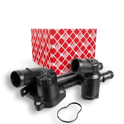 Billede af FEBI BILSTEIN 171228 Termostat 80, 89 med pakning temperaturkontakt hus VOLKSWAGEN: GOLF 6, Touran I, Polo V Hatchback