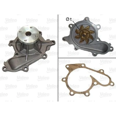 Billede af VALEO 506702 Vandpumpe uden remskive med pakninger låg NISSAN: Almera II Hatchback, Primera Stationcar