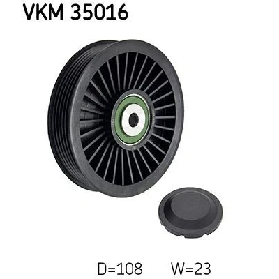 Billede af SKF VKM 35016 Remstrammerhjul MERCEDES BENZ: C klasse T modell, Sprinter 3 Van, E OPEL: Astra G CC, Vectra Caravan