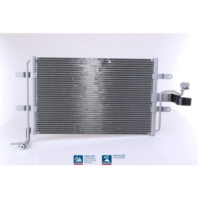Billede af NISSENS 94838 Kondensator uden tørrer Aluminium 585 R 134a VOLKSWAGEN: Golf 4, Bora Sedan, SEAT: Leon I Hatchback