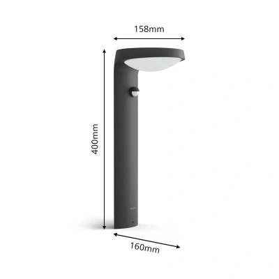 Billede af Philips Lampe Sort E27 (1 enheder)