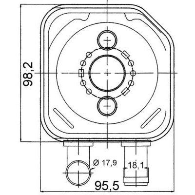 Billede af MAHLE ORIGINAL CLC 165 000S Olieradiator VOLKSWAGEN: Passat B5 GP Variant
