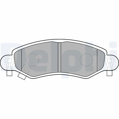 Billede af DELPHI LP1500 Bremseklodser med akustisk advarsel for slid anti knirke plade uden tilbehør SUZUKI: IGNIS 2, Wagon R+ II Hatchback