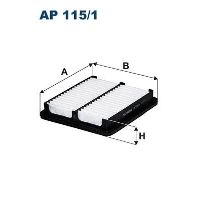 Billede af FILTRON AP 115/1 Luftfilter 39,5 216 226 Filterindsats MAZDA: CX 3