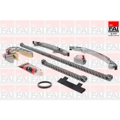 Billede af FAI AutoParts TCK31WO Styrekædesæt med pakninger, uden tandhjul Simplex, Støjsvag kæde NISSAN: X Trail, Primera Hatchback