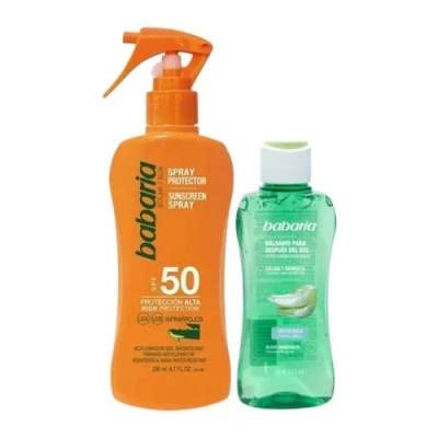 Billede af Babaria Solcreme spray Spf 50 100 ml Aloe Vera