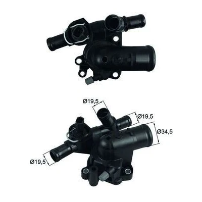 Billede af MAHLE ORIGINAL TI 248 83 Termostat med pakning RENAULT: TRAFIC 2 Kasten