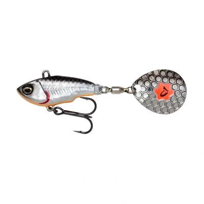 Billede af Savage Gear Fat Tail Spin (No Lead) 6,5cm (12,5g) Dirty Silver Spinner