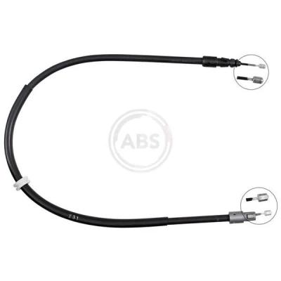 Billede af A.B.S. K13056 Håndbremsekabel 817 Skivebremse til venstre /højrestyring MERCEDES BENZ: ML klasse