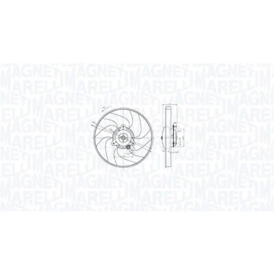 Billede af MAGNETI MARELLI 069422866010 Køleventilator 337 12 186 PEUGEOT: 306 Hatchback, 406 Sedan, CITROËN: Xsara Hatchback