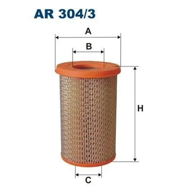 Billede af FILTRON AR 304/3 Luftfilter 227 135 Filterindsats NISSAN: Pick Up, NP300 up