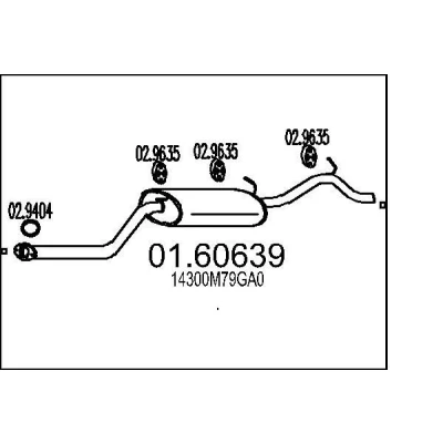 Billede af MTS 01.60639 Lydpotte 1650 SUZUKI: Alto VI
