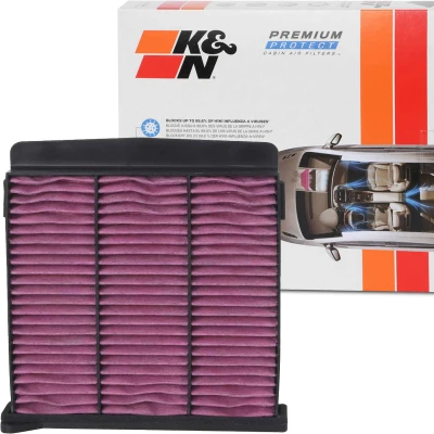 Billede af K&amp;N Filters DVF5051 Kabinefilter Aktivkulfilter 232 74 kvadratisk MITSUBISHI: Outlander I SUV, Lancer 7, 7 Limousine