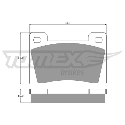 Billede af TOMEX brakes TX 10 26 Bremseklodser foraksel