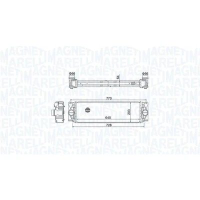Billede af MAGNETI MARELLI 351319205050 Intercooler