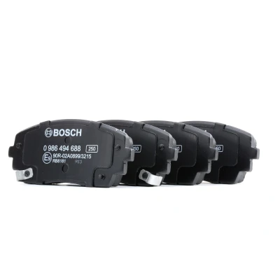 Billede af BOSCH 0 986 494 688 Bremseklodser Low Metallic med akustisk advarsel for slid anti knirke plade KIA: Picanto II