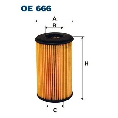 Billede af FILTRON OE 666 Oliefilter Filterindsats RENAULT: CLIO 2, TWINGO 1, Kangoo I Express