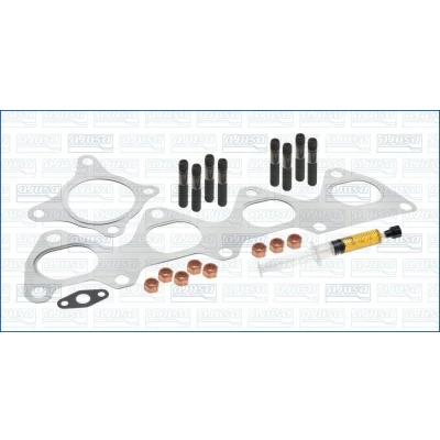 Billede af AJUSA JTC11603 Montagesæt, lader with studs, syringe oil med pakninger monteringsvejledning VOLKSWAGEN: Golf 5, Passat B7 Variant