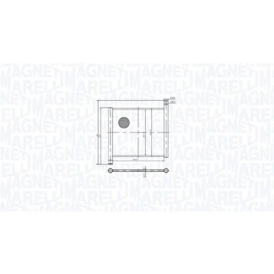 Billede af MAGNETI MARELLI 350213213700 Radiator 380 338 16 Loddet køleripper SMART: City Coupe
