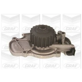 Billede af GRAF PA943 Vandpumpe 20 med pakning mekanisk Stålplade 59,23 til tandremsdrift HONDA: Civic V Hatchback, Prelude