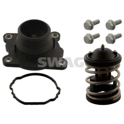 Billede af SWAG 20 94 4685 Termostat 87 med pakning skruer hus BMW: 5 Sedan, Touring, 3 MINI: Hatchback