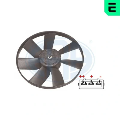Billede af ERA 352048 Køleventilator 318 12 VOLKSWAGEN: GOLF 3