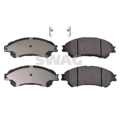 Billede af SWAG 33 10 7150 Bremseklodser foraksel med akustisk advarsel for slid anti knirke plade SUZUKI: SX4 II S Cross, Vitara IV SUV