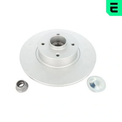 Billede af OPTIMAL 702983BS1 Bremseskiver 270 10 4/4 100 fuldstændigt coatet med integreret hjulleje, ABS sensor RENAULT: MEGANE 2 Kombi,