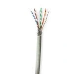 Billede af Netværkskabel Roll CAT6 Solid S/FTP CCA 305.0 m Indendørs Runde PVC Grå Trækboks