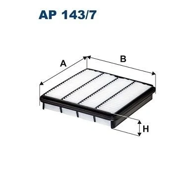 Billede af FILTRON AP 143/7 Luftfilter 52 295 314 Filterindsats TOYOTA: Land Cruiser 200