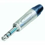 Billede af Neutrik NP3X kabelsamler 6,35 Aluminium Ledninger, pære mm