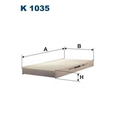 Billede af FILTRON K 1035 Kabinefilter Partikelfilter 288 160 30 ALFA ROMEO: 156 Sedan, Sportwagon
