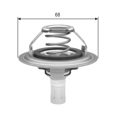 Billede af GATES TH23080G1 Termostat 80 med pakninger uden hus CITROËN: XM I Hatchback