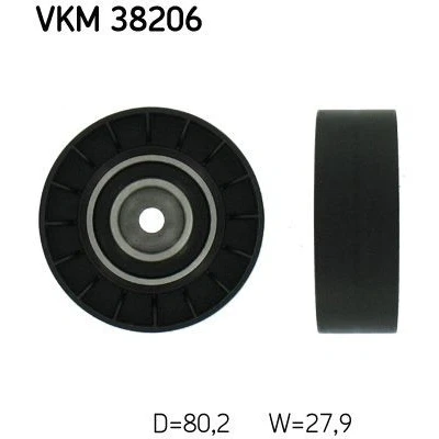Billede af SKF VKM 38206 Remstrammerhjul BMW: 7