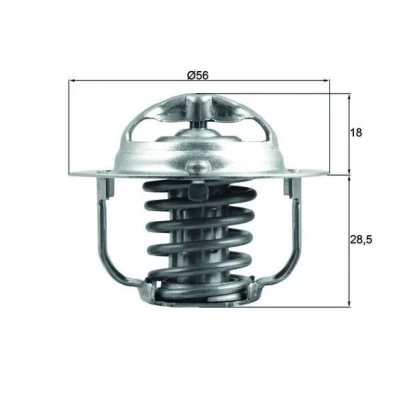Billede af MAHLE ORIGINAL TX 208 91D Termostat 91 56 med pakning SUBARU: Forester III