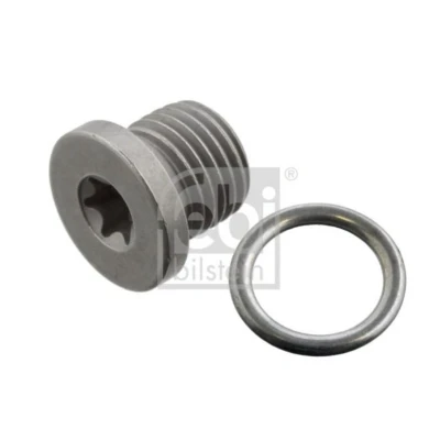 Billede af FEBI BILSTEIN 103349 Bundprop Stål T45 med tætningsring VOLKSWAGEN: Polo V Hatchback, up! Touareg I, AUDI: A4 B8 Avant, Q3, A5 Sportback