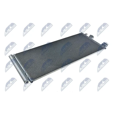 Billede af NTY CCS PL 045 Kondensator med tørrer Aluminium R 134a OPEL: Adam, Corsa E Hatchback