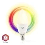 Billede af SmartLife Fuld Farve Pære Zigbee 3.0 E14 470 lm 4.9 W RGB / Varm til kølig hvid 2200 6500 K Android IOS Stearinlys 1 stk.